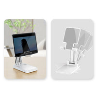 Adjustable Tablet & Phone Stand | Foldable White Device Holder - MIZO.at