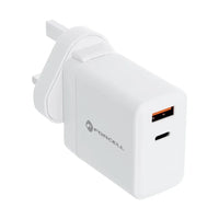 FORCELL F-ENERGY TFK-TC-45WPDAC 3in1 Travel Charger | 45W White - MIZO.at