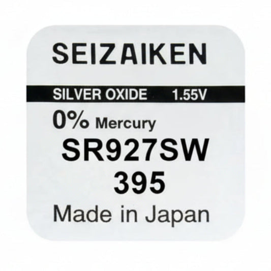 Seizaiken SEIKO 395 SR927SW Silberoxid Uhrbatterie - MIZO.at