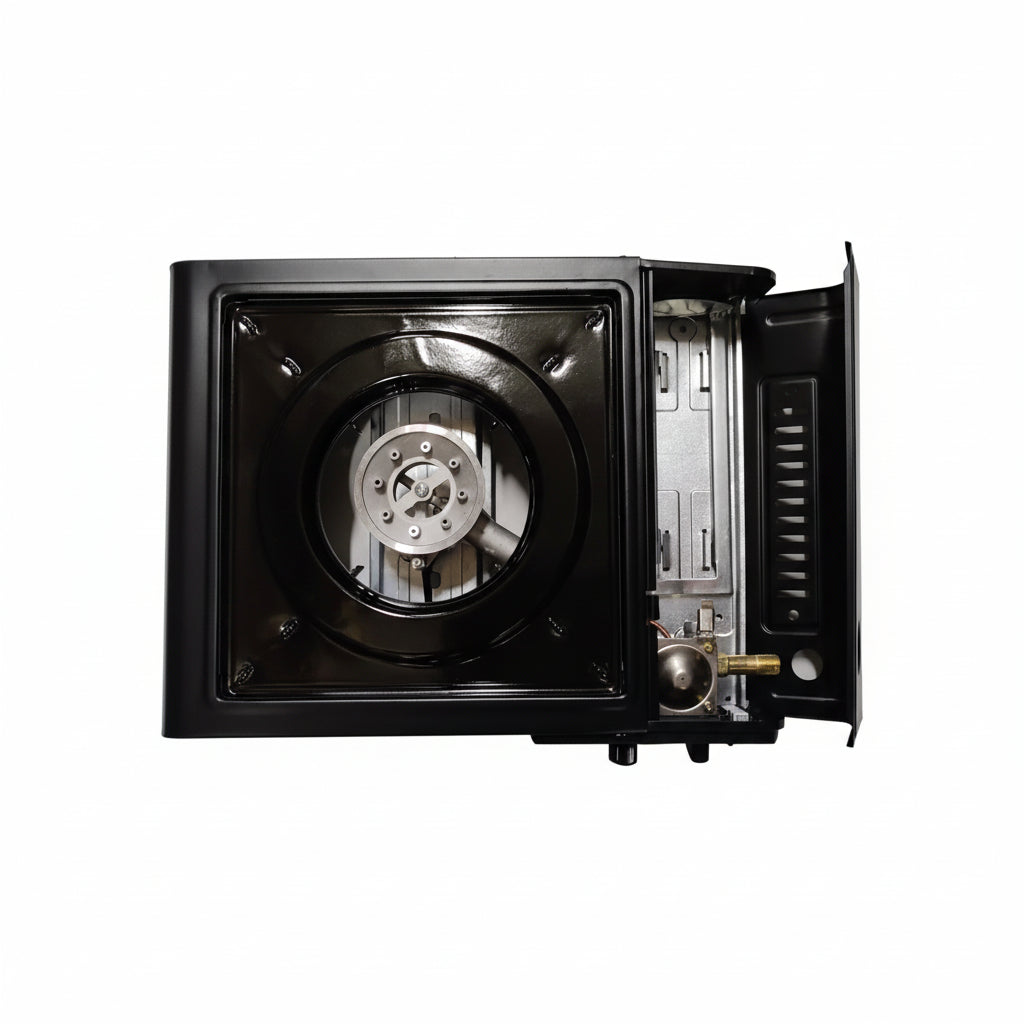 2-in-1 Camping Gaskocher 2200W mit Koffer - MIZO.at