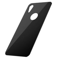 iPhone XR Rear Protector | Full Coverage Curved T Glass (Black) - MIZO.at
