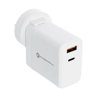 FORCELL F-ENERGY TFK-TC-45WPDAC 3in1 Travel Charger | 45W White - MIZO.at