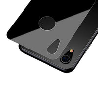 iPhone XR Rear Protector | Full Coverage Curved T Glass (Black) - MIZO.at