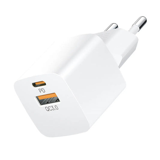 Wozinsky CMWCW 20W USB-C/USB-A Wall Charger – White - MIZO.at