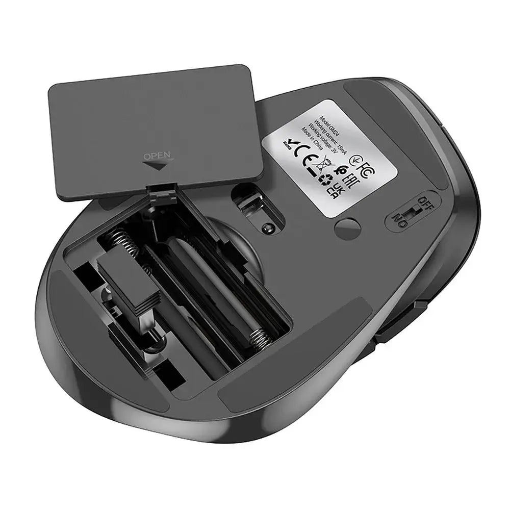 Hoco Wireless Maus 2,4GHz 1600 DPI GM24 Schwarz - MIZO.at