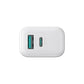Joyroom JR-TCF21 20W Dual Ladegerät USB-C + USB-A PD QC Weiß - MIZO.at