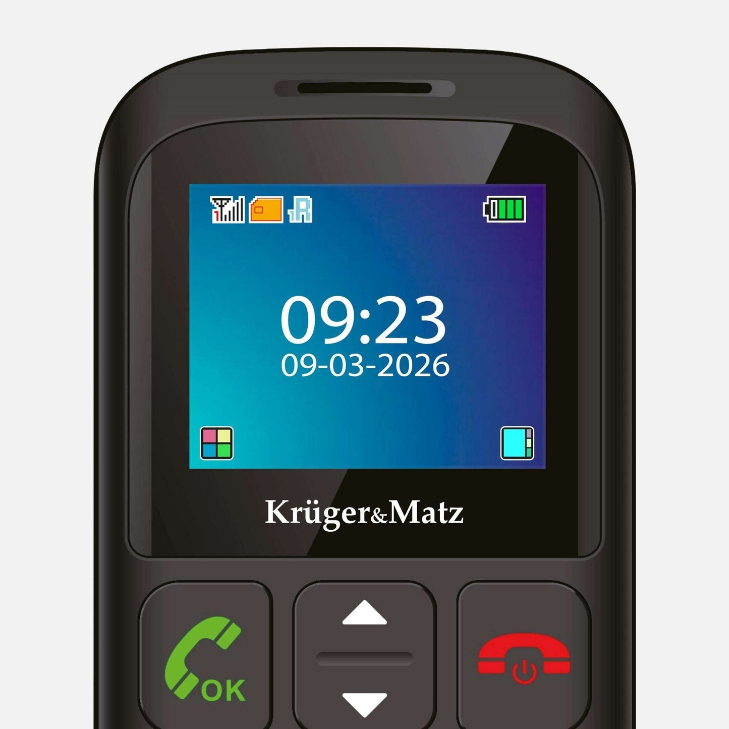 Senioren Handy Krüger & Matz Simple 923 GSM mit SOS Taste Dual SIM - MIZO.at