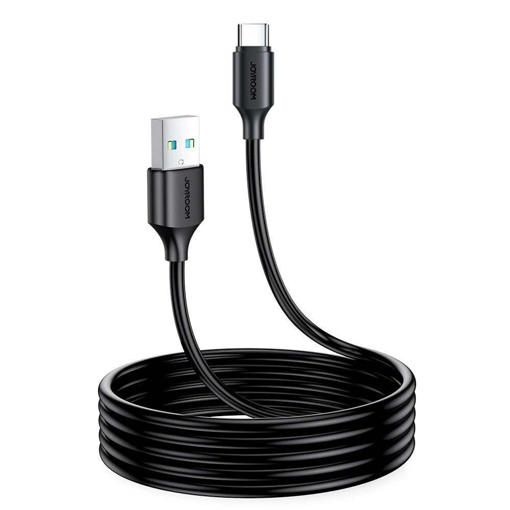 Fast Charging USB Type-C Cable | Joyroom 3A 2M Black - MIZO.at