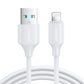 Joyroom USB-C Kabel 3A – 2m Weiß Schnellladung Kabel - MIZO.at