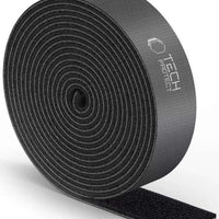 Tech-Protect Velcro Cable Organizer 300cm Black | Tidy Up Cables - MIZO.at