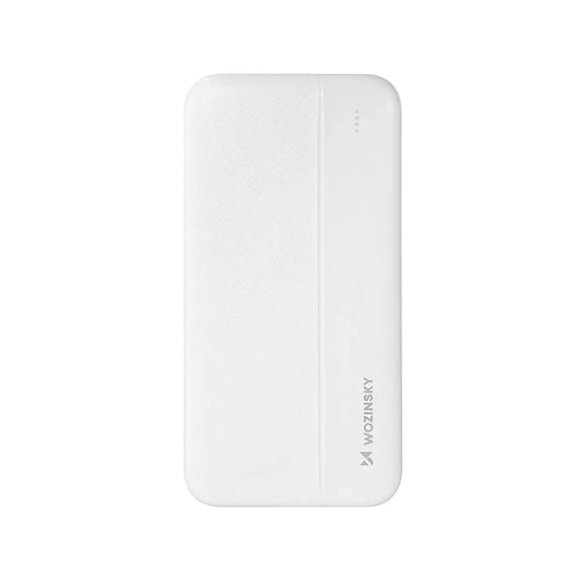 Wozinsky Powerbank 10.000 mAh Weiß – Ultraleichtes Dual-USB-Ladegerät - MIZO.at