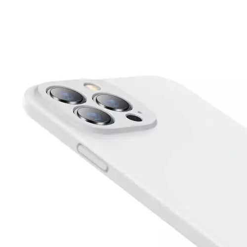 iPhone 13 Pro Liquid Silicone Case | White | Shockproof - MIZO.at