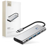 Tech-Protect HB04 9-in-1 USB-C Hub - 4K HDMI PD 100W Space Grau - MIZO.at