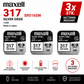Maxell 317 SR516SW Silberoxid Knopfzelle Batterie 3 Stk. 1,55V