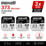 Maxell 373 SR916SW Silberoxid Knopfzelle Batterie 1,55V – 3 Stk. - MIZO.at