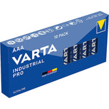 10er Pack Varta Industrial PRO AAA LR03 Alkaline Batterien - MIZO.at