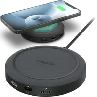 Mophie Universal Wireless Charging Hub | Fast Charge, Black - MIZO.at