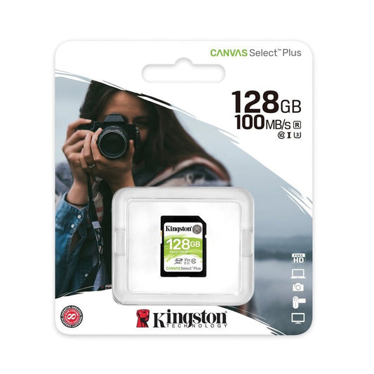 Kingston Canvas Select Plus SD Card | 128GB UHS-I Memory - MIZO.at