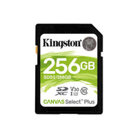 Kingston Canvas Select Plus SD Card | 256GB 4K UHD Storage - MIZO.at
