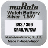 Murata 393 SR48SW Silber Knopfzelle 1,55 V - MIZO.at