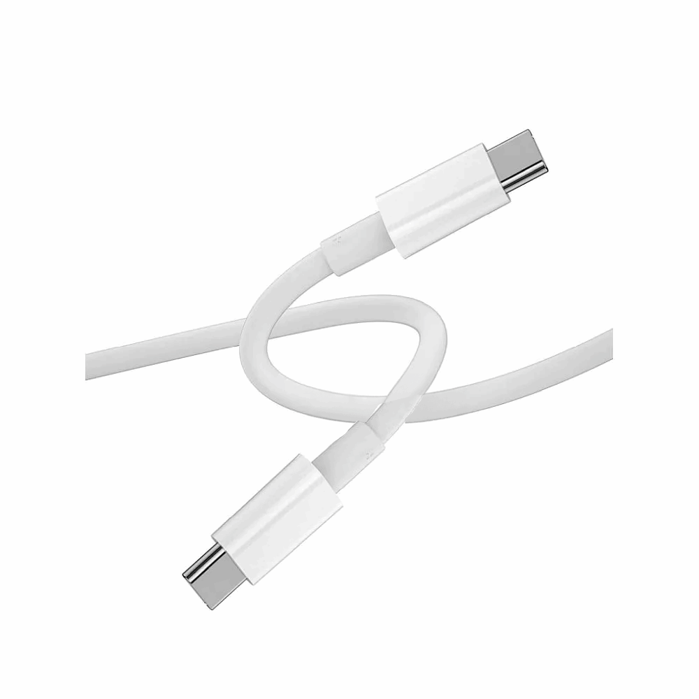 100W USB-C auf USB-C Kabel 1,2 m – Schnellladen Weiß - MIZO.at