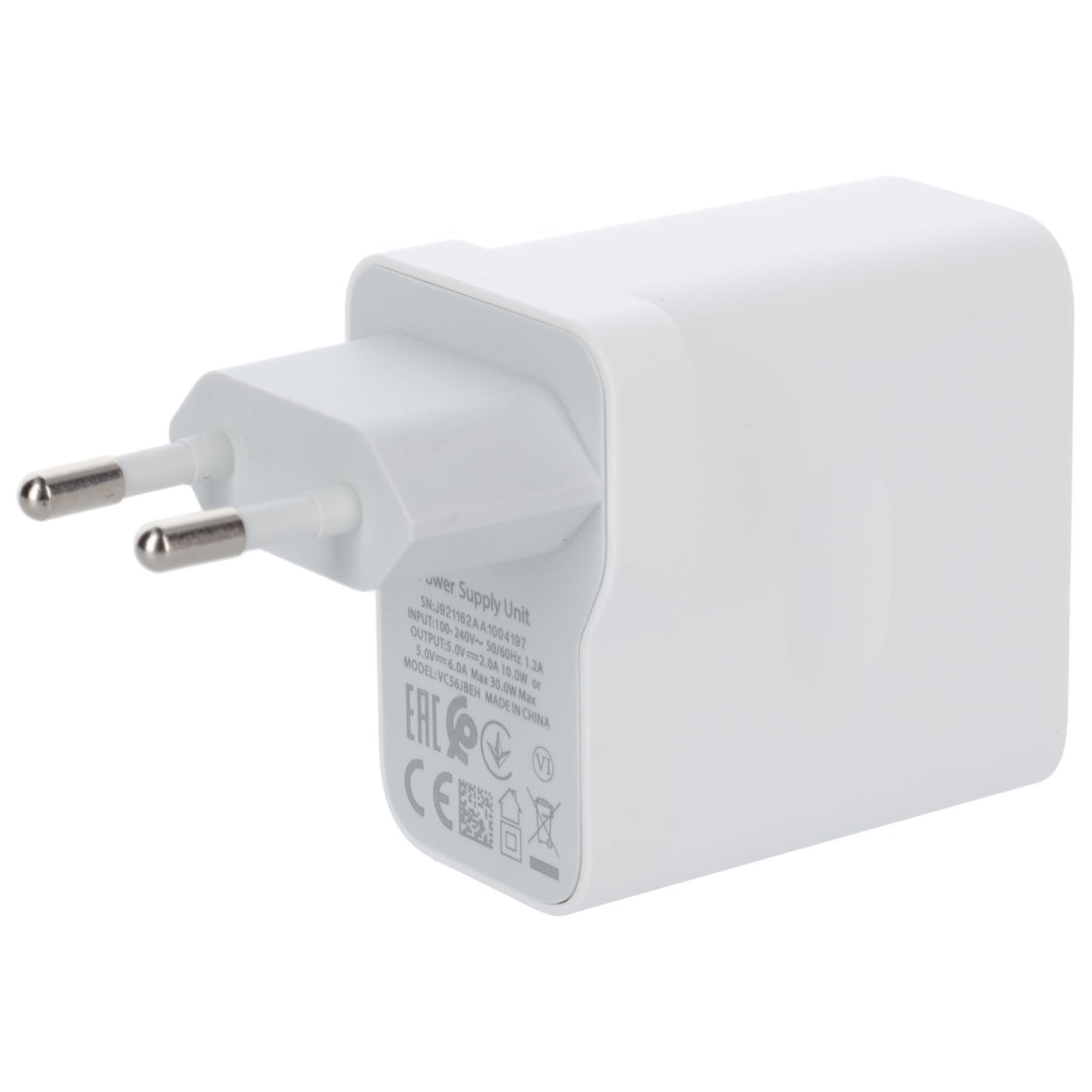 30W - Oppo VC56JBEH Power Travel Charger (White) - MIZO.at