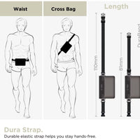 Tech-Protect UWP10 Waterproof Pouch | 10" Universal, Black/Clear - MIZO.at