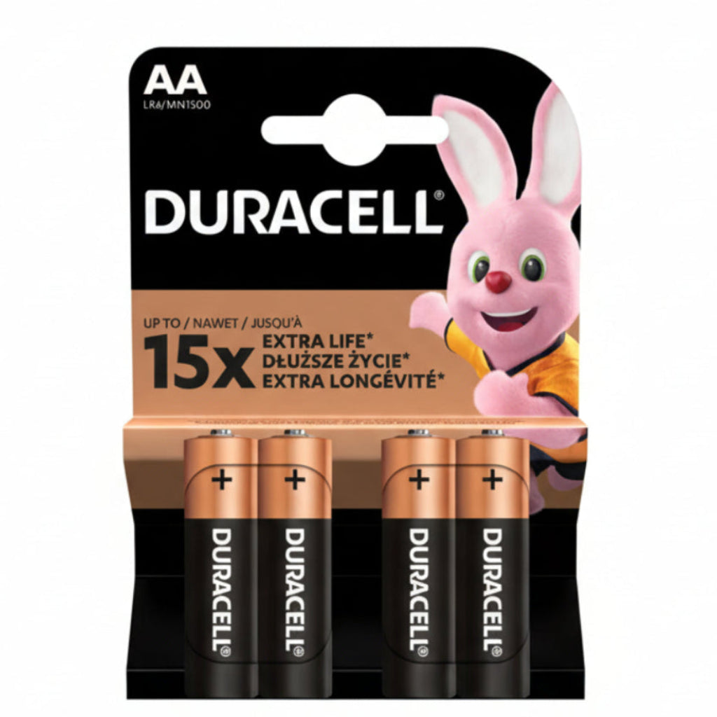 4er Pack Duracell AA LR6 Alkaline Batterien 1,5 V - MIZO.at