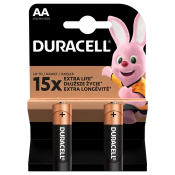 2er Pack Duracell AA LR6 Alkaline Batterien 1,5 V - MIZO.at