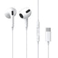 Baseus Encok C17 USB-C Kopfhörer Weiß – In-Ear Kabelgebundene Kopfhörer - MIZO.at