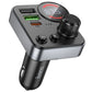 Hoco E86 Bluetooth FM Transmitter 48W mit USB-C & USB-A Schwarz - MIZO.at