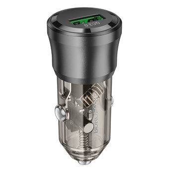 Borofone BZ23 Noble Car Charger 18W USB QC 3.0 | 3A, Black - MIZO.at