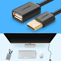 Ugreen USB 2.0 Extension Cable | 1M Male to Female - MIZO.at