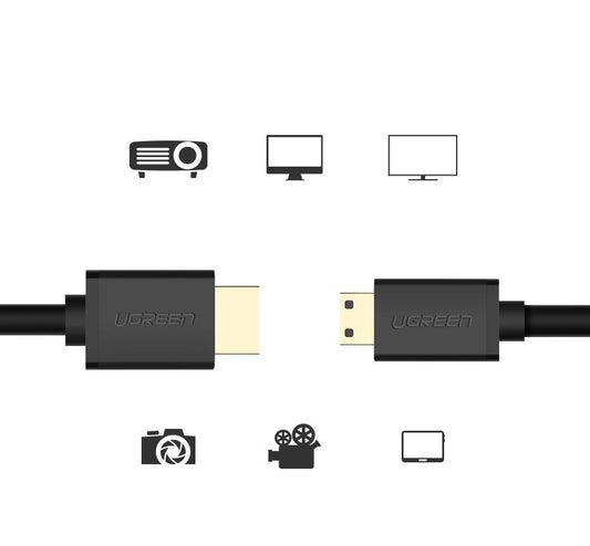 Ugreen HDMI zu Mini HDMI Kabel – 1,5m 4K Videokabel Premium - MIZO.at