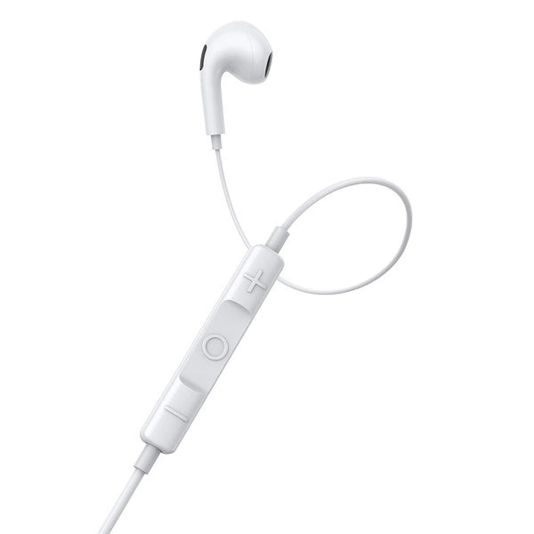 Baseus Encok C17 USB-C Earphones | White In-Ear Wired Headphones - MIZO.at