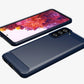 Samsung S21 5G Carbon Case – TPU Schutzcover Blau - MIZO.at