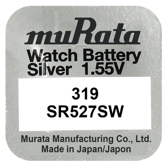 Murata 319 SR527SW Silber Knopfzelle 1,55 V - MIZO.at