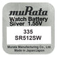 Murata 335 SR512SW Silber Knopfzelle 1,55 V - MIZO.at