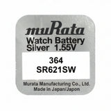 Murata 364 SR621SW Silber Knopfzelle 1,55 V - MIZO.at