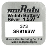 Murata 373 SR916SW Silber Knopfzelle 1,55 V - MIZO.at