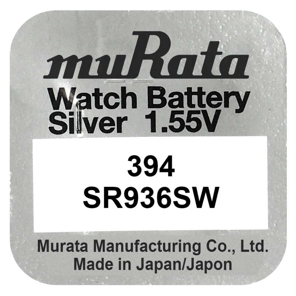 Murata 394 SR936SW Silber Knopfzelle 1,55 V - MIZO.at
