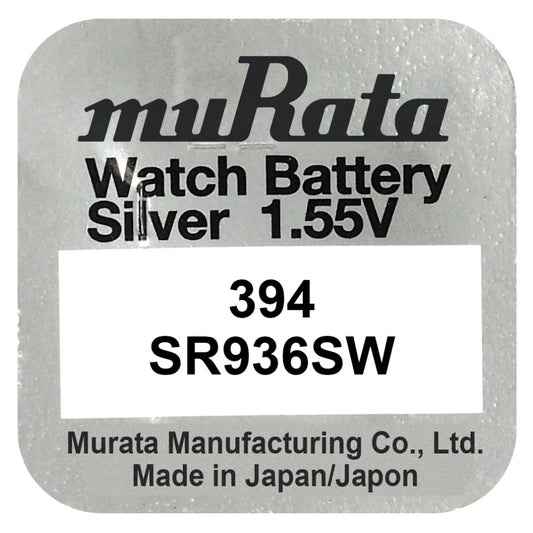 Murata 394 SR936SW Silber Knopfzelle 1,55 V - MIZO.at