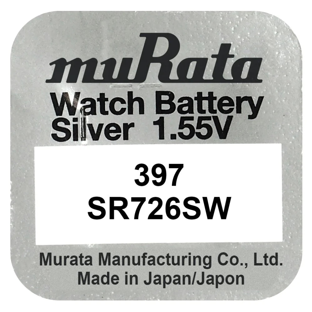 Murata 397 SR726SW Silber Knopfzelle 1,55 V - MIZO.at