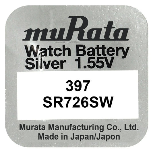 Murata 397 SR726SW Silber Knopfzelle 1,55 V - MIZO.at