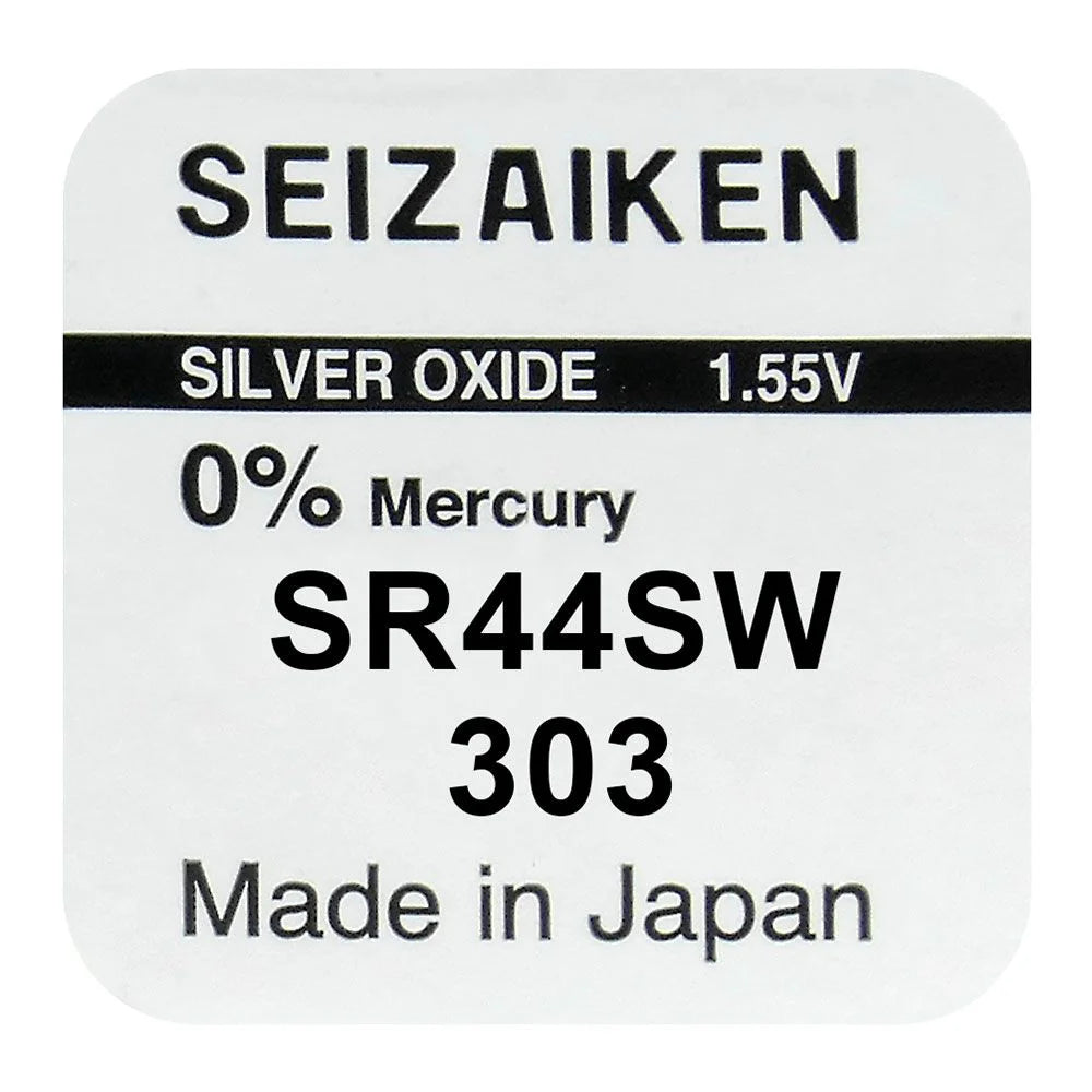 Seizaiken/Seiko 303 SR44SW Silber Knopfzelle 1,55 V - MIZO.at