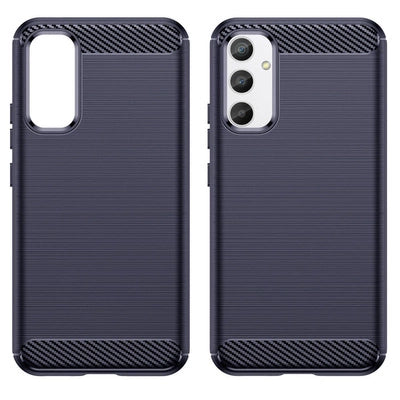 Samsung Galaxy A54 5G Carbon Case | Flexible Silicone Cover in Blue - MIZO.at