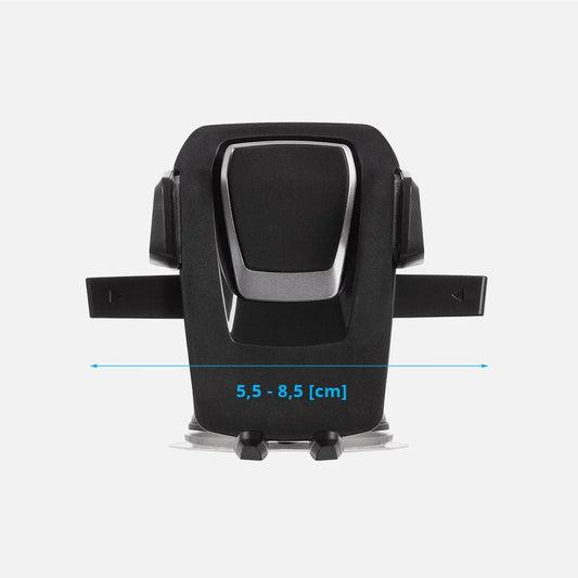 Teleskop KFZ-Handyhalter – Ausziehbar Armaturenbrett Schwarz - MIZO.at