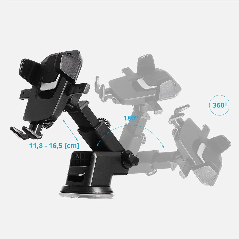 Telescopic Car Phone Holder | Extendable Dashboard Mount - MIZO.at