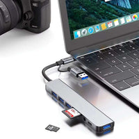 Tech-Protect HB06 9-in-1 USB-C Hub | Multiport Adapter, Space Grey - MIZO.at