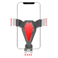 Gravity Car Phone Holder | Silver Mount YC07 - MIZO.at